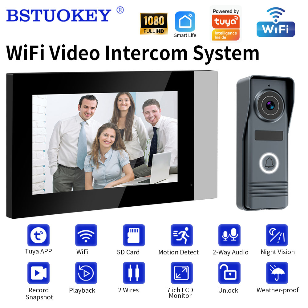 2-Wires Smart Home Wifi 1080P  - Smart Doorbell Wired ulasan dan harga