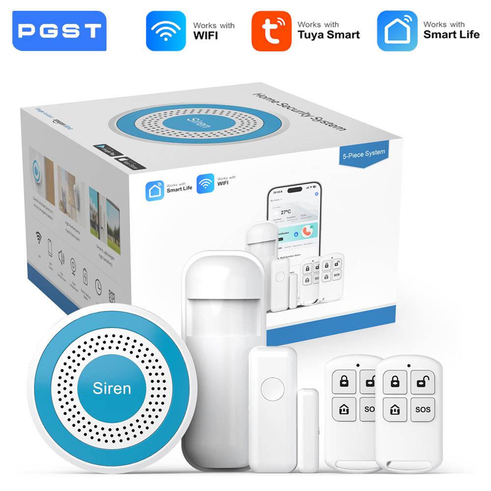 PGST WiFi Smart Life Alarm Sec - Diy Home Automation System ulasan dan harga