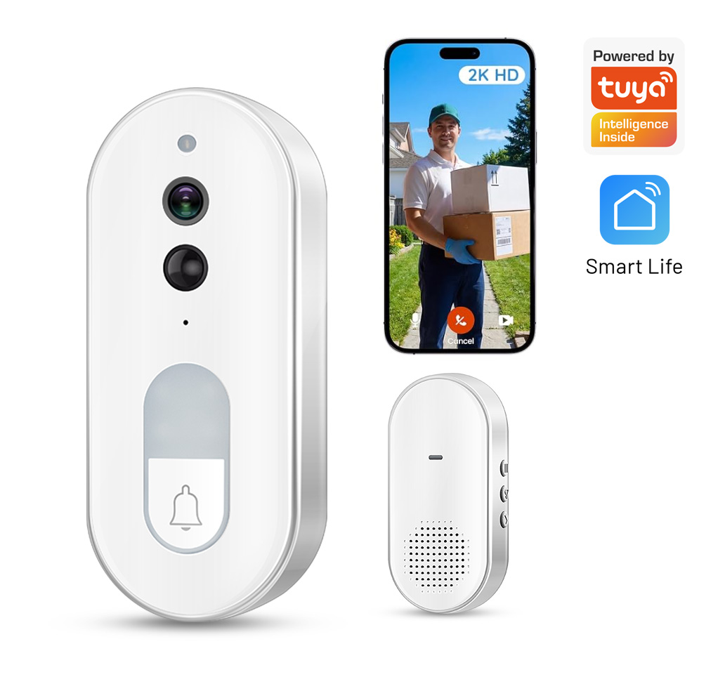 Tuya Smart Video Doorbell Wire - Smart Doorbell Wired ulasan dan harga