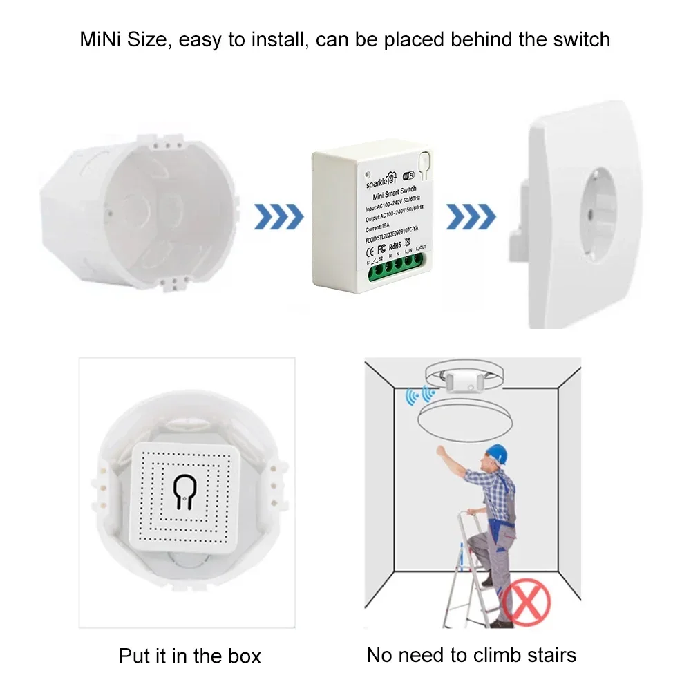 16A Matter WIFI Smart Switch A - Diy Home Automation System ulasan dan harga