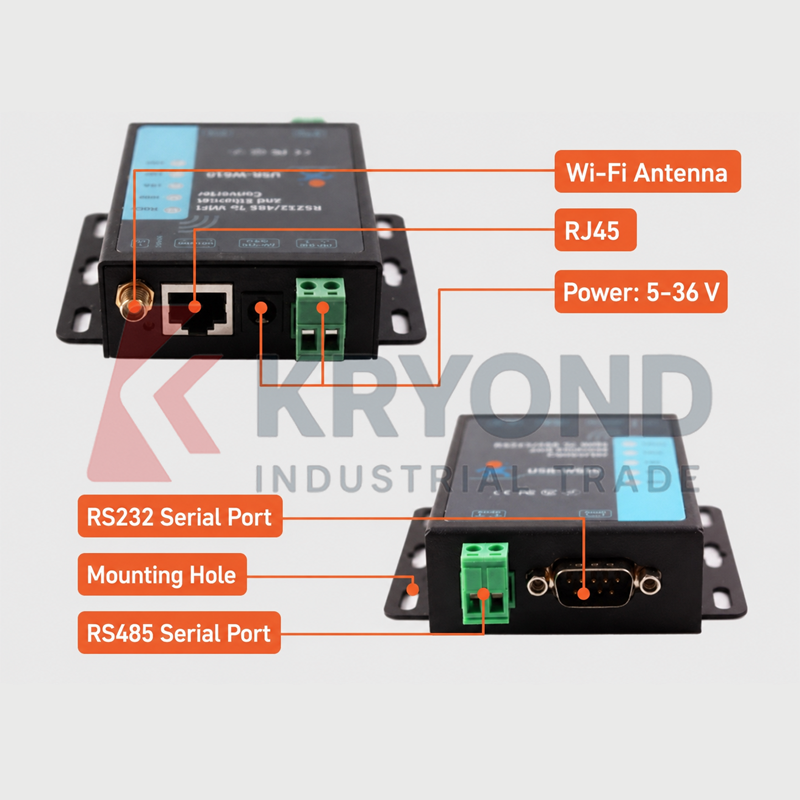 USR-W610 RS232 RS485 Serial De - Diy Home Automation Server ulasan dan harga