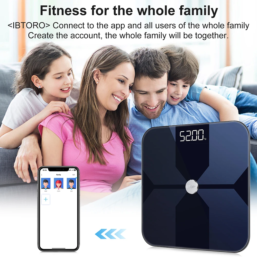 Body Fat Scale Wifi Home Preci - Home Automation Industry ulasan dan harga