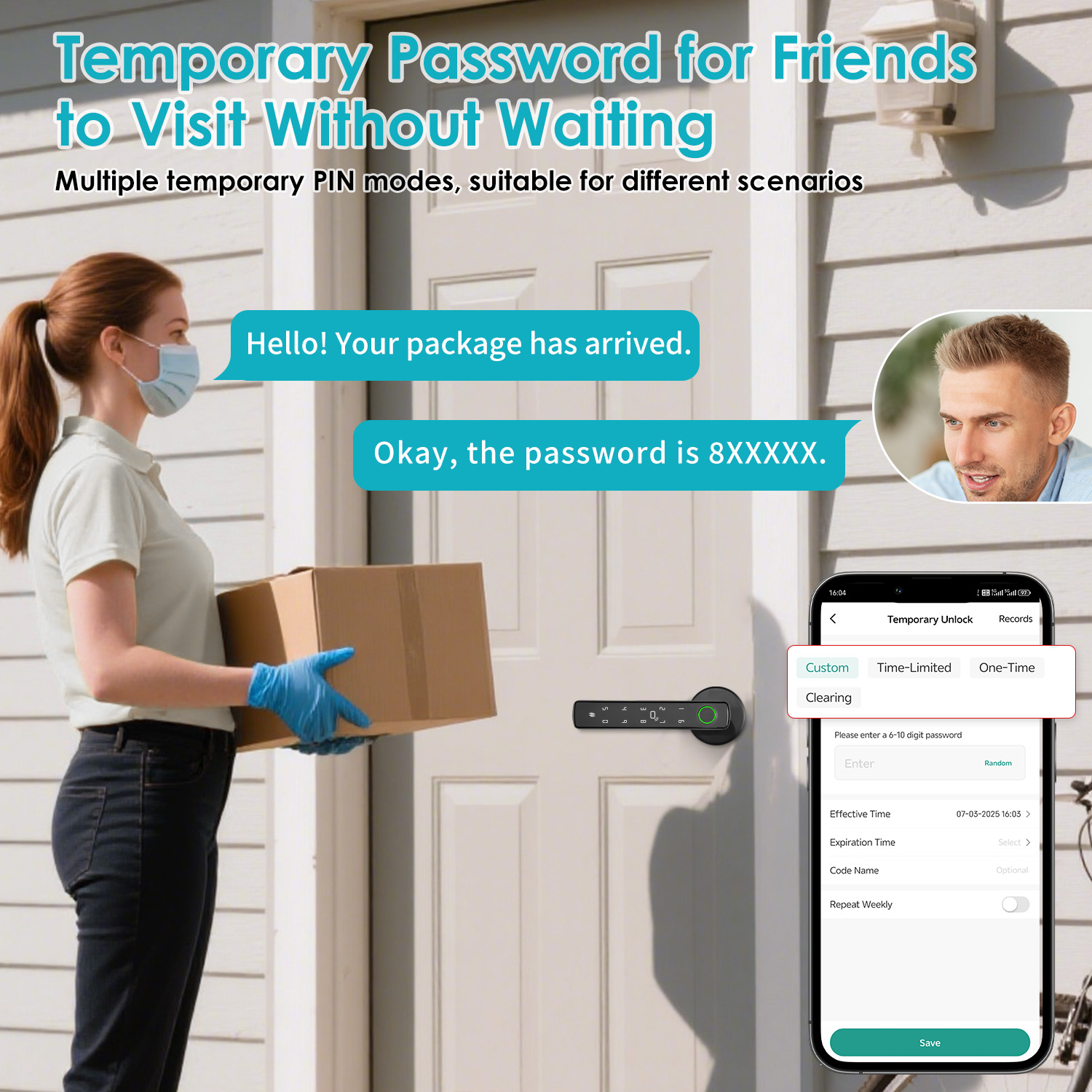 Tuya Smart Bluetooth Door Lock - Diy Home Automation System ulasan dan harga